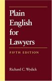 Plain English for Lawyers, Fifth Edition  cover art