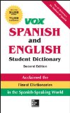 VOX Spanish and English Student Dictionary, Hardcover, 2nd Edition  cover art