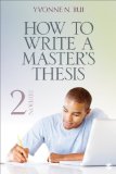How to Write a Masterâ€²s Thesis  cover art