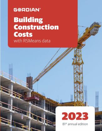 Building Construction Costs with RSMeans Data 2023  9781955341516 Front Cover