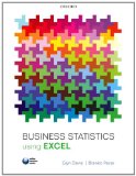Business Statistics Using Excel 2nd 9780199659517 Front Cover