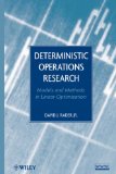 Deterministic Operations Research Models and Methods in Linear Optimization 2010 9780470484517 Front Cover