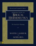 Introduction to Biblical Hermeneutics The Search for Meaning 2007 9780310279518 Front Cover