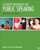 Student Workbook for Public Speaking Speak from the Heart  9781452299518 Front Cover