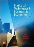 Statistical Techniques in Business and Economics:  cover art
