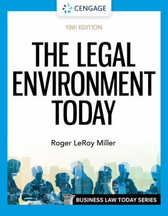 Legal Environment Today 10th 9780357635520 Front Cover