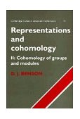 Representations and Cohomology Cohomology of Groups and Modules 1998 9780521636520 Front Cover