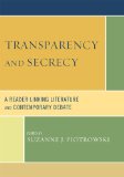Transparency and Secrecy A Reader Linking Literature and Contemporary Debate cover art