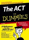 ACT for Dummies 4th 2005 Revised  9780764596520 Front Cover