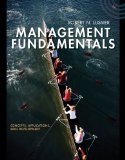 Management Fundamentals Concepts, Applications, Skill Development 5th 2011 9781111577520 Front Cover