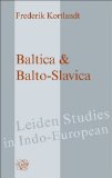 Baltica and Balto-Slavica 2009 9789042026520 Front Cover