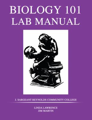 Biology 101 Laboratory Manual  cover art