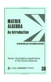 Matrix Algebra An Introduction cover art