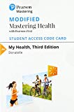 Modified Mastering Health with Pearson EText -- Standalone Access Card -- for My Health 3rd 9780134800523 Front Cover