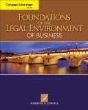 Foundations of the Legal Environment of Business 2nd 2012 Revised  9781133187523 Front Cover