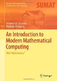 Introduction to Modern Mathematical Computing With Mathematicaï¿½  9781461442523 Front Cover