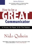 HOW TO BE A GREAT COMMUNICATOR cover art