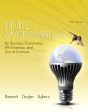 Finite Mathematics for Business, Economics, Life Sciences, and Social Sciences  cover art