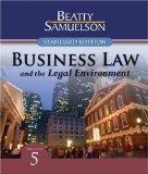 Business Law and the Legal Environment, Standard Edition 5th 9780324663525 Front Cover