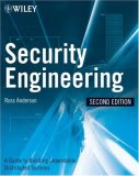 Security Engineering A Guide to Building Dependable Distributed Systems cover art