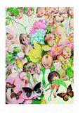 Garden of Babies - New Child Greeting Card 2012 9781595836526 Front Cover