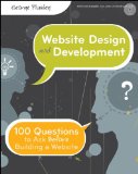 Website Design and Development 100 Questions to Ask Before Building a Website cover art