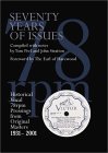 Seventy Years of Issues Historical Vocal 78 Rpm Pressings from Original Masters 1931-2001 2001 9781550023527 Front Cover