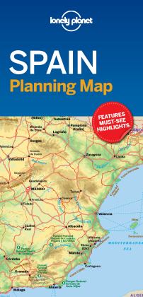 Lonely Planet Spain Planning Map  9781787014527 Front Cover