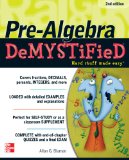 Pre-Algebra DeMYSTiFieD, Second Edition  cover art