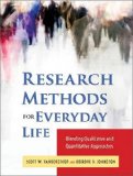 Research Methods for Everyday Life Blending Qualitative and Quantitative Approaches cover art