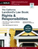 California Landlord's Law Book: Rights and Responsibilities 15th 9781413318531 Front Cover