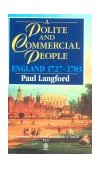 Polite and Commercial People England 1727-1783