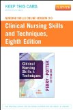 Nursing Skills Online Version 3.0 for Clinical Nursing Skills and Techniques User Guide + Access Code:  cover art