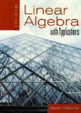 Linear Algebra with Applications 6th 6th 9780763757533 Front Cover