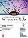 Schaum's Outline of Mathematical Handbook of Formulas and Tables, Fifth Edition 5th 2017 9781260010534 Front Cover