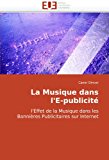 Musique Dans L'e-Publicit 2010 9786131503535 Front Cover