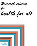 Research Policies for Health for All 1988 9789289010535 Front Cover