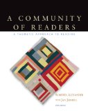 Community of Readers A Thematic Approach to Reading 5th 2009 9780547189536 Front Cover