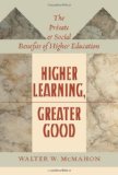 Higher Learning, Greater Good The Private and Social Benefits of Higher Education cover art