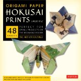 Origami Paper - Hokusai Prints - Large 8 1/4 - 48 Sheets Tuttle Origami Paper: Double-Sided Origami Sheets Printed with 8 Different Designs (Instructions for 6 Projects Included)  9780804844536 Front Cover