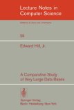 Comparative Study of Very Large Data Bases 1978 9783540086536 Front Cover