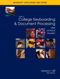 College Keyboarding and Document Processing 10th 9780077260538 Front Cover