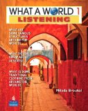 What a World Listening 1 Amazing Stories from Around the Globe (Student Book and Classroom Audio CD) cover art