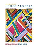 Elementary Linear Algebra with Applications (Classic Version) 9th 9780134718538 Front Cover
