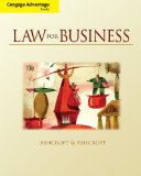 Law for Business 17th 2010 9780324786538 Front Cover