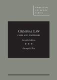 Criminal Law Cases and Materials 7th 7th 9780314285539 Front Cover