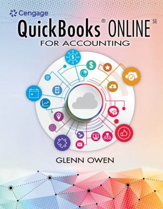 Using QuickBooksï¿½ Online for Accounting 2022 5th 9780357516539 Front Cover