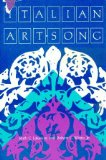 Italian Art Song 1989 9780253331540 Front Cover
