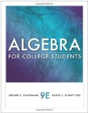 Algebra for College Students 