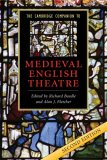 Cambridge Companion to Medieval English Theatre 2nd 2008 Revised  9780521682541 Front Cover